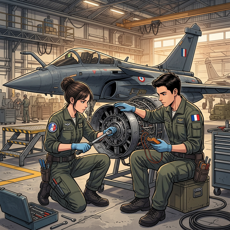 Mécanicien aéronautique militaire